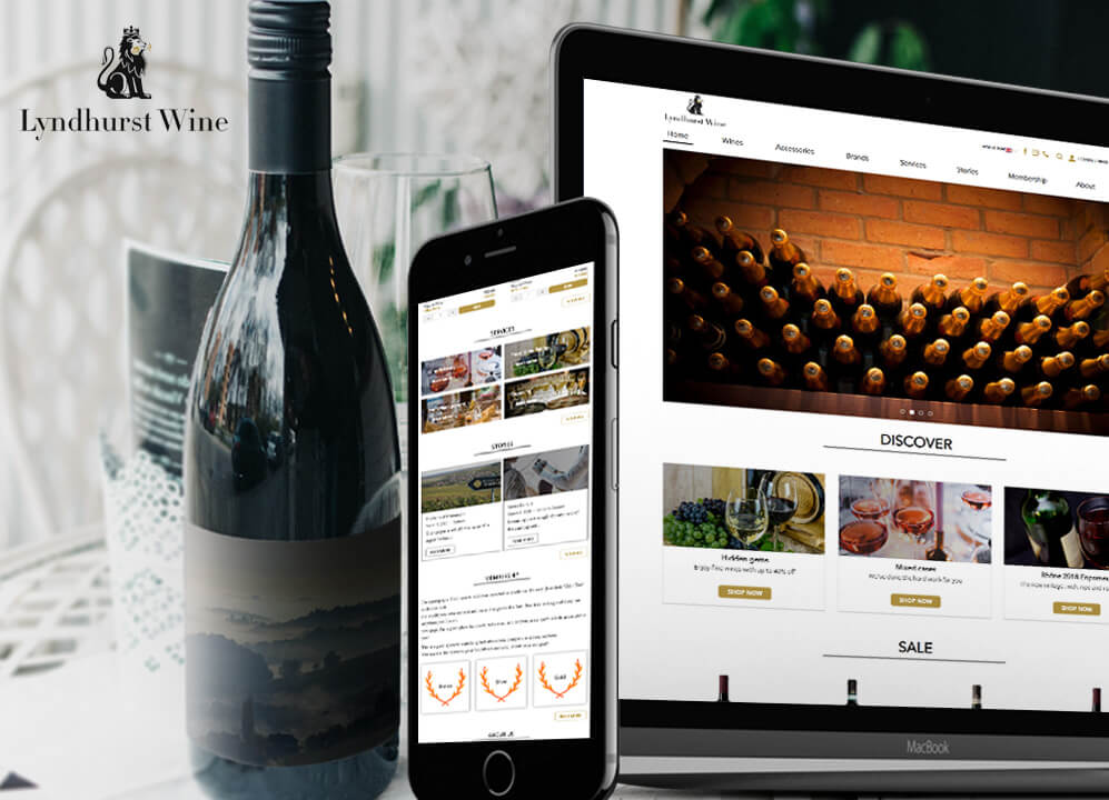 Lyndhurstwine Online Wine Shop BizBuff Tech